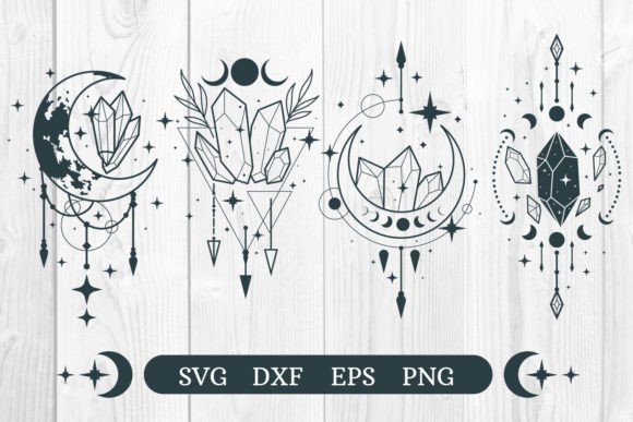 Download Crystal Mystical SVG, Celestial Magic - Magic Collection