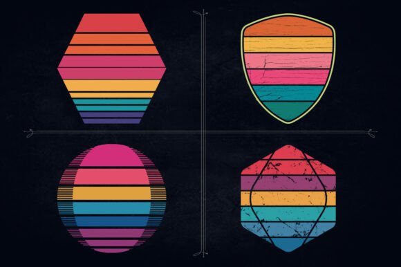 Download Graphic Shapes Retro Vintage SVG Design - Premium Resources