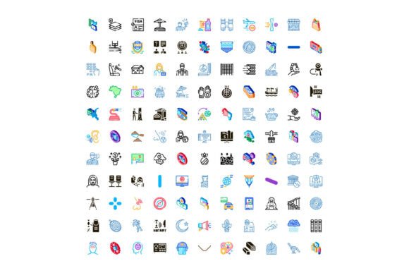Download Digital Assets Line Icons Collection for - Collection Collection