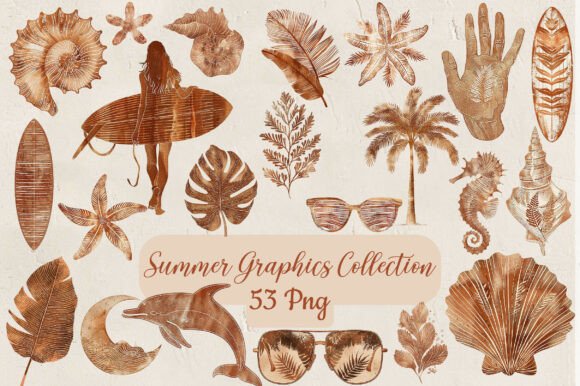 Download 70's Summer Graphics Collection - Collection Collection