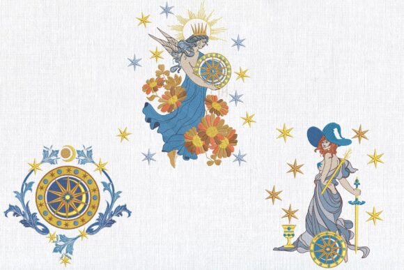 Download Celestial Goddess with Magic Wheel - Magic Collection