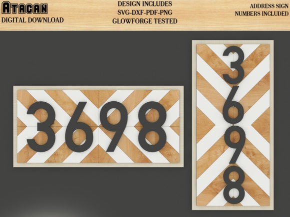 Download Address Sign Laser SVG Files Wood Quilt - Address Collection
